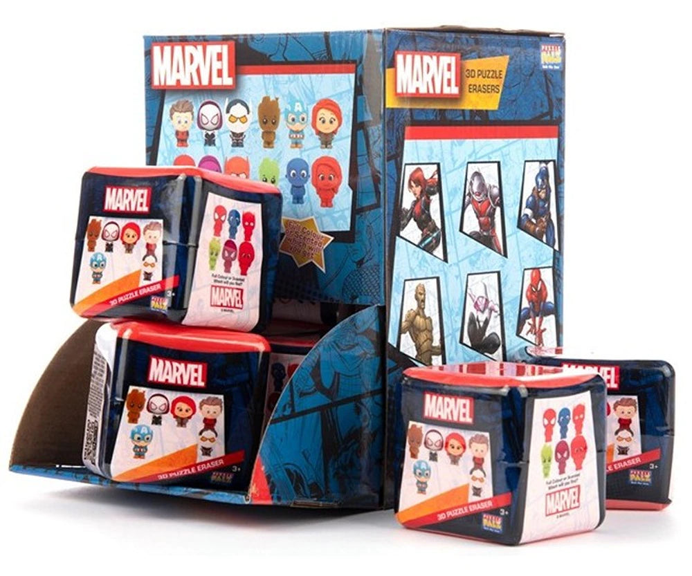 Gomme mystère 3D Marvel XL